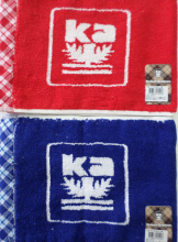 K5500金安德森雙色提花運動巾-藍色