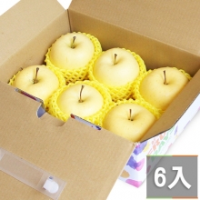 【鮮果日誌】日本空運金星蘋果(6入精美禮盒裝)