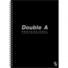 Double A A5 辦公室系列 黑色 線圈筆記本DANB12175  