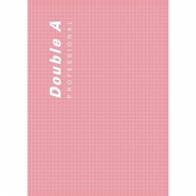 DoubleA B5小清新系列(方格內頁-粉)膠裝筆記本(DANB20008) 10本裝
