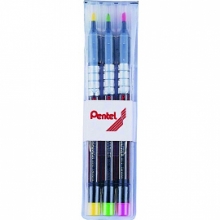 Pentel S512-3 螢光筆 3色組