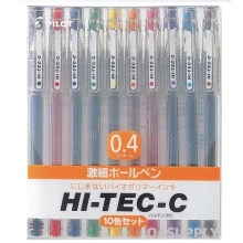 PILOT 百樂 LH-20C4-S10 超細鋼珠筆10色組 / 盒