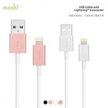 【A Shop傑創】Moshi Lightning - USB傳輸線 新色 玫瑰金 共4色 for iPhone X/iPhone 8/8Plus/7/iPad Pro/iPad Air