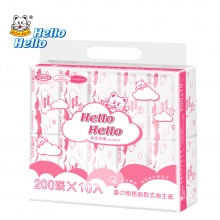 【超值包】HELLO喵的物語系列抽取式衛生紙10包X10袋箱