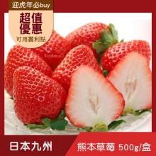 J-日本熊本草莓(約500公克上下)(18-20顆)-預購